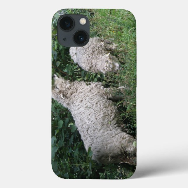 Funda De Case-Mate Para iPhone Estuche Cute Sheep Eating Leaves iPad Mini Case (Reverso)