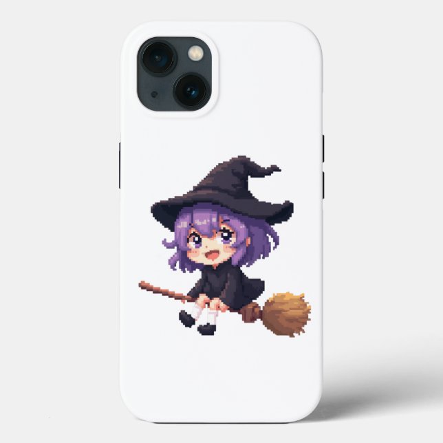 Funda De Case-Mate Para iPhone Estuche Cute Witch para iPhone (Reverso )