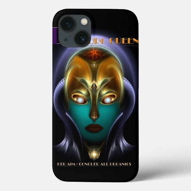 Funda De Case-Mate Para iPhone Estuche Daria Cyborg Queen iPad (Reverso)