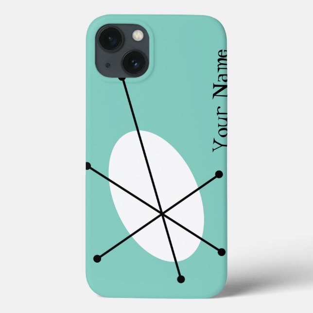 Funda De Case-Mate Para iPhone Estuche Dazzle Blue 'Your Name' para iPad (Reverso)