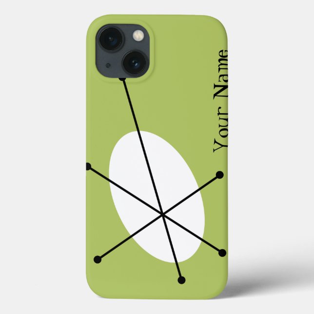 Funda De Case-Mate Para iPhone Estuche Dazzle Green 'Your Name' para iPad (Reverso)