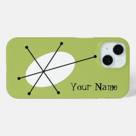 Funda Para iPhone 15 Estuche Dazzle Green 'Your Name' para iPhone