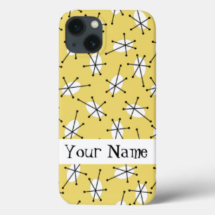 Funda Para iPhone 13 Estuche Dazzle Multi Yellow 'Name' iPad