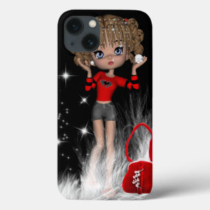 Funda Para iPhone 13 Estuche de aire Diamond Chica#5 Funda-Mate iPad