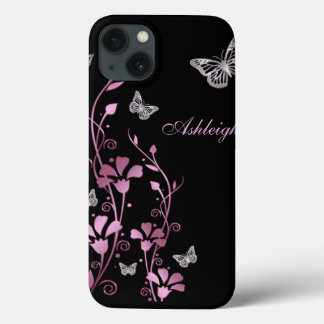 title_seo2 Estuche de aire para iPad floral de mariposa rosad