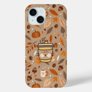 Funda Para iPhone 15 Estuche de café