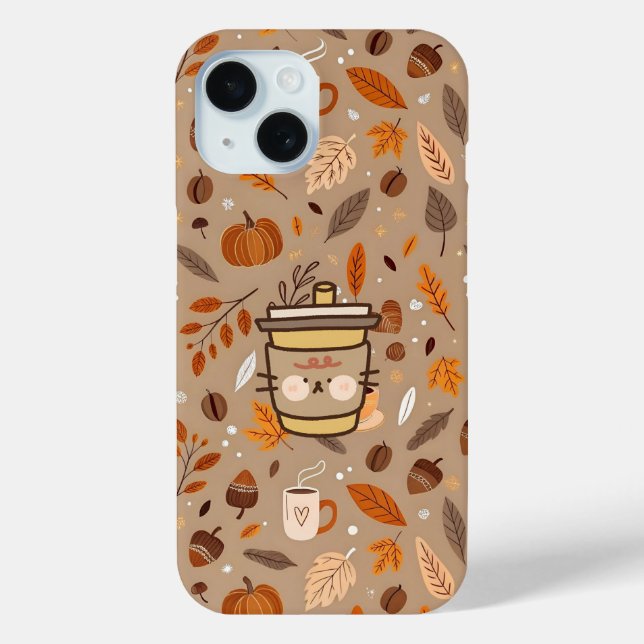 Funda De Case-Mate Para iPhone Estuche de café (Reverso )