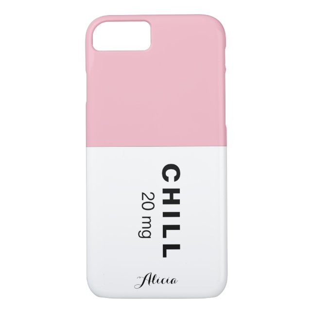 Funda De Case-Mate Para iPhone estuche de iphone chill pill personalizado (Reverso)
