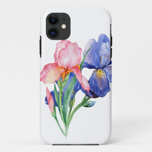 Funda Para iPhone 11 Estuche de iphone con acuarela de Iris