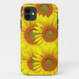 Funda Para iPhone 11 Estuche de iphone de girasoles amarillos