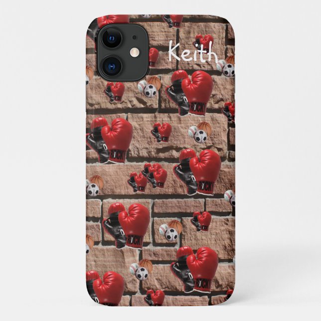 Funda De Case-Mate Para iPhone Estuche de Iphone de Guantes de Boxeo (Reverso)