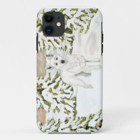 Estuche de iphone de nieve para el invierno del Pa