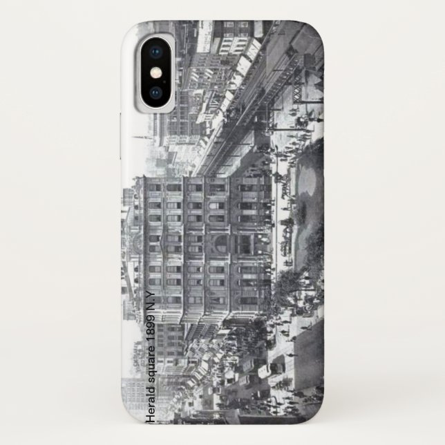 Funda De Case-Mate Para iPhone Estuche de iphone Herald square 1899 N.Y (Reverso)
