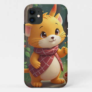 Funda Para iPhone 11 estuche de iphone para animales adorables