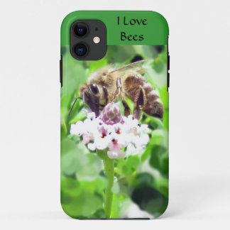 title_seo2 Estuche de teléfono: abeja de miel en flor