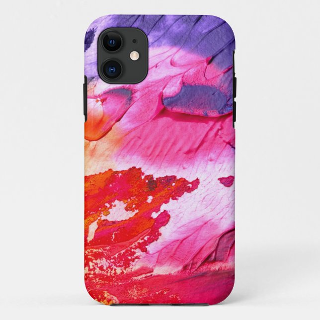Funda De Case-Mate Para iPhone estuche de teléfono abstracto arco iris (Reverso)