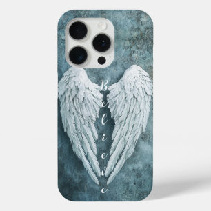 Funda Para iPhone 15 Pro Estuche de teléfono Angel Wing, Believe