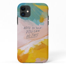 Estuche de teléfono artístico motivacional colorid