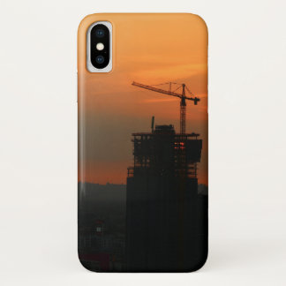Funda Para iPhone X Estuche de teléfono asombroso con grúa de torre al
