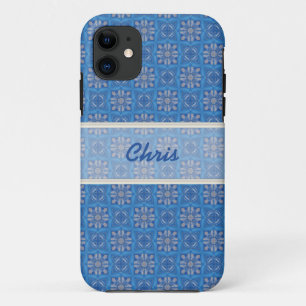 Funda Para iPhone 11 Estuche de teléfono azul de Iphone personalizado