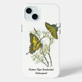 Funda Para iPhone 15 Mini Estuche de teléfono Butterfly pintado a mano