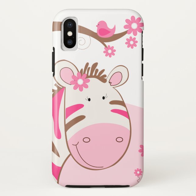 Funda De Case-Mate Para iPhone Estuche de teléfono celular para animales de cebra (Reverso)