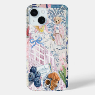 Funda Para iPhone 15 Estuche de teléfono Collage Preppy, Collage de ver