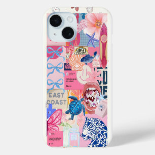 Funda Para iPhone 15 Estuche de teléfono Collage Preppy, Collage de ver