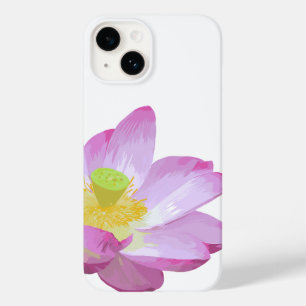 Funda Para iPhone 14 De Case-Mate Estuche de teléfono con flores de lirio rosa