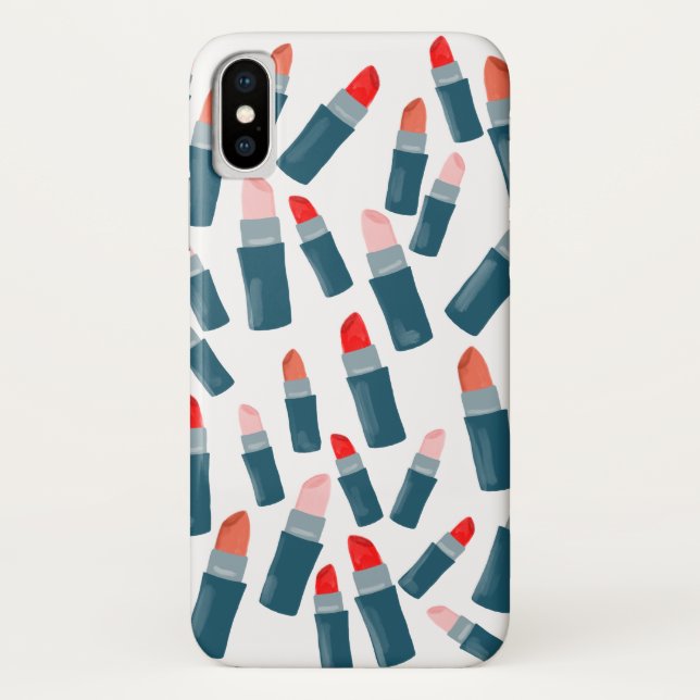 Funda De Case-Mate Para iPhone Estuche de teléfono con palillos de labios encanta (Reverso)