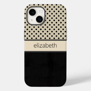 Funda Para iPhone 14 De Case-Mate Estuche de teléfono con puntos clásicos negros per