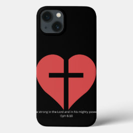 Funda Para iPhone 13 Estuche de teléfono cruzado Heart of Faith - Ephes