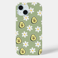 Estuche de teléfono de aguacate