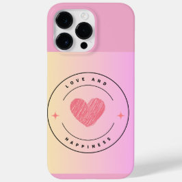 Funda Para iPhone 14 Pro Max De Case-Mate Estuche de teléfono de amor y felicidad