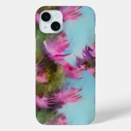 Funda Para iPhone 15 Mini estuche de teléfono de arte de acuarela digital de