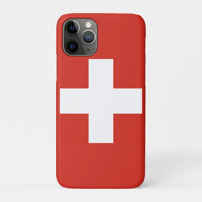 Funda De Case-Mate Para iPhone Estuche de teléfono de bandera de Suiza (Reverso)