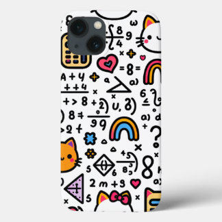 Funda Para iPhone 13 Estuche de teléfono de calculadora de matemáticas