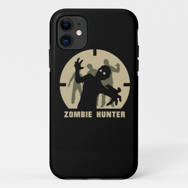 Funda De Case-Mate Para iPhone estuche de teléfono de cazador zombie (Reverso)