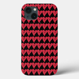Funda Para iPhone 13 Estuche de teléfono de Corazones Cutas