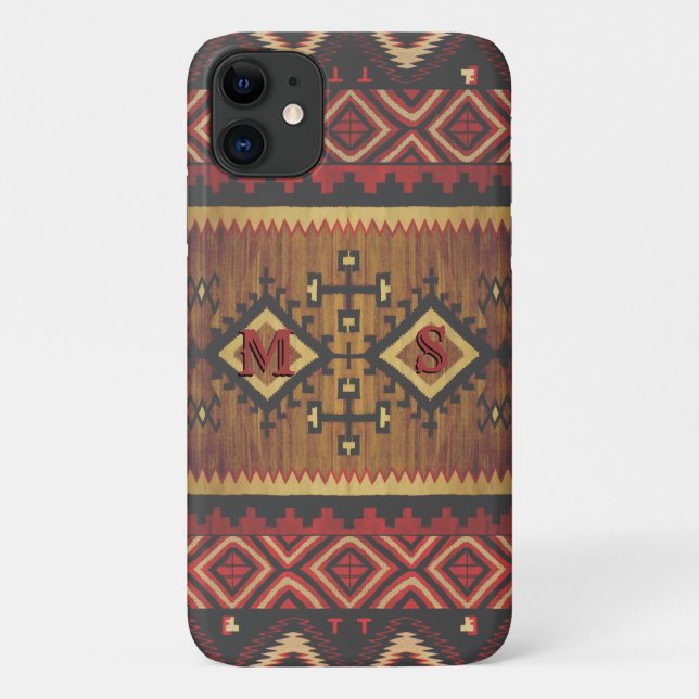 Funda De Case-Mate Para iPhone Estuche de teléfono de diseño nativo americano sin (Reverso)