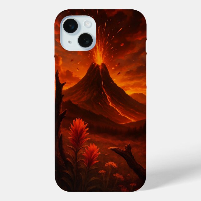 Funda De Case-Mate Para iPhone Estuche de teléfono de erupción volcánica - Protec (Reverso )