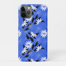 Estuche de teléfono de Estonia. Colores florales a