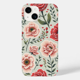 Funda Para iPhone 14 De Case-Mate estuche de teléfono de flor