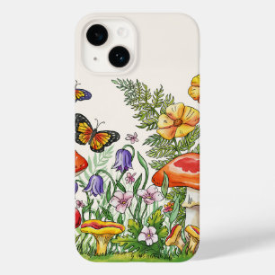 Funda Para iPhone 14 De Case-Mate Estuche de teléfono de flores de verano
