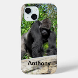 Funda Para iPhone 15 Estuche de teléfono de gorila de silverback person