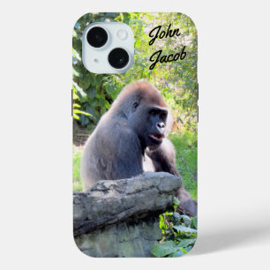 Funda Para iPhone 15 Estuche de teléfono de gorila de silverback person