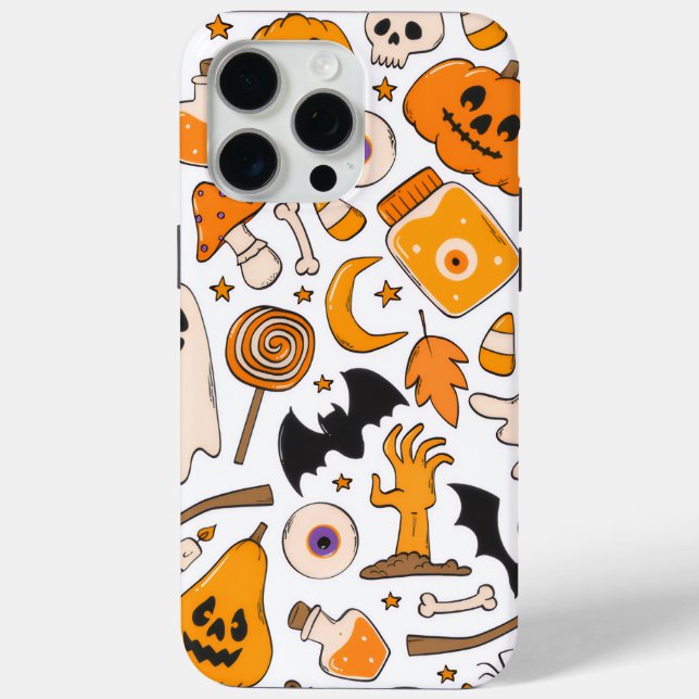 Funda De Case-Mate Para iPhone estuche de teléfono de halloween (Reverso )