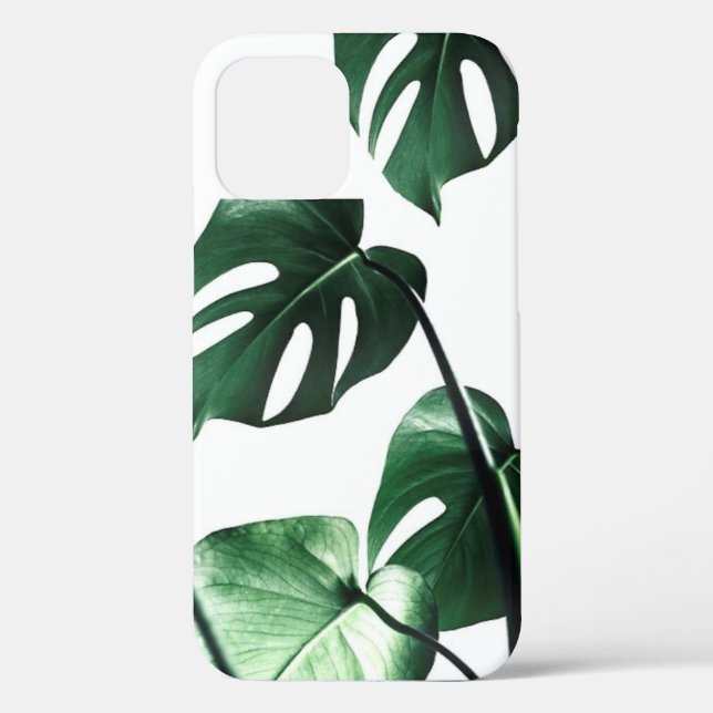 Funda De Case-Mate Para iPhone Estuche de teléfono de hoja tropical (Reverso )