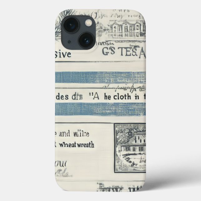 Funda De Case-Mate Para iPhone Estuche de teléfono de inspiración oceánica con de (Reverso)