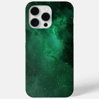 Funda Para iPhone 15 Pro Max Estuche de teléfono de la galaxia esmeralda